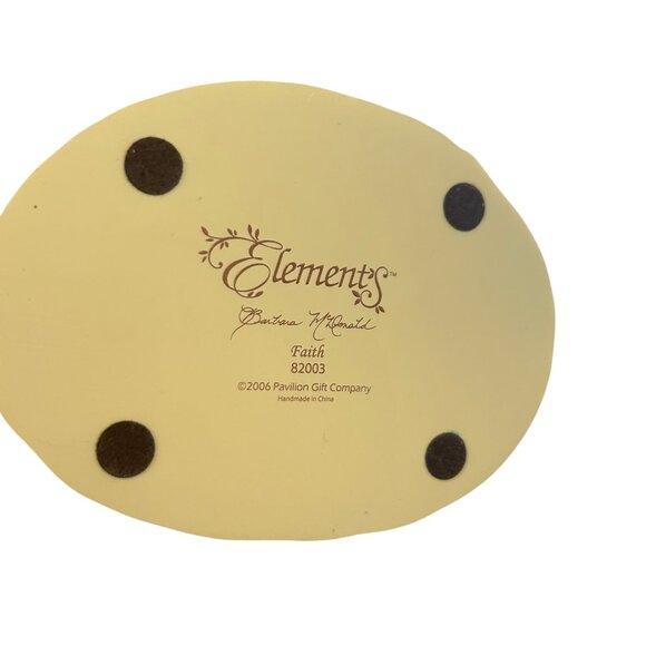 Elements Resin Tall Angel Barbara McDonald Faith Figurine - Picture 6 of 6